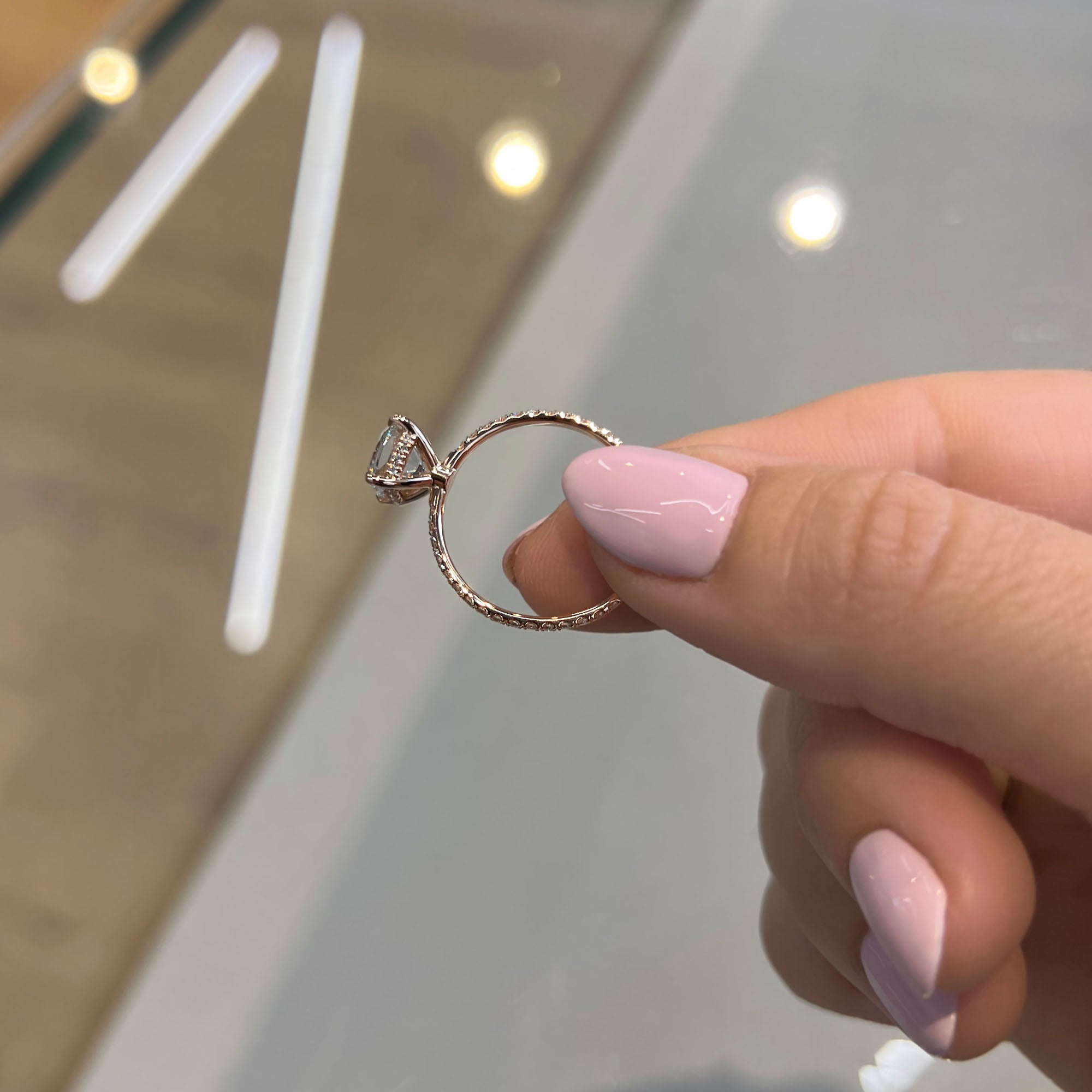 טבעת אירוסין קורסיקה – מראה מצד