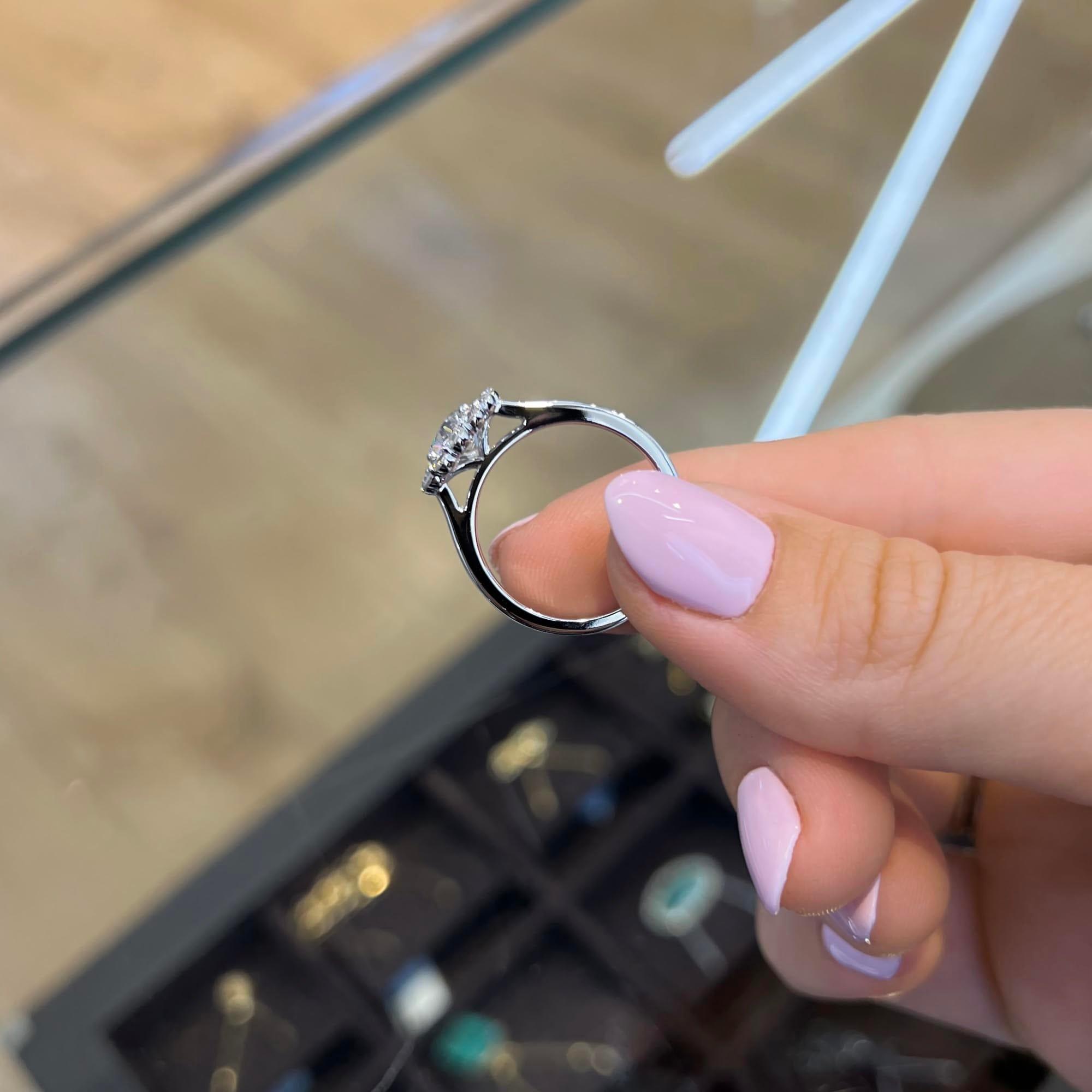 טבעת Venus - מבט צד על פרופיל הטבעת