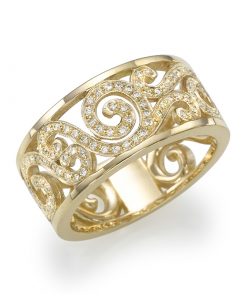 טבעת זהב אדום, טבעת יהלומים, טבעת מיוחדת, טבעת מתנה, טבעת מעוצבת, טבעת פיתולים, טבעת פליגרן, טבעת נישואין, טבעת חצי נישואין, טבעת שורה, טבעת שורות
