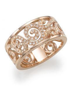 טבעת זהב אדום, טבעת יהלומים, טבעת מיוחדת, טבעת מתנה, טבעת מעוצבת, טבעת פיתולים, טבעת פליגרן, טבעת נישואין, טבעת חצי נישואין, טבעת שורה, טבעת שורות