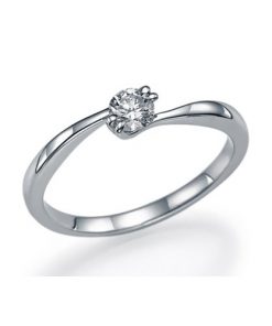 טבעת אירוסין, טבעת אירוסין עדינה, טבעת אירוסין זהב לבן, טבעת יהלום, טבעת צנועה, טבעת זולה, טבעת יהלום לבן, טבעת טוויסט, לויס תכשיטים