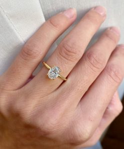 טבעת יהלום מלאני